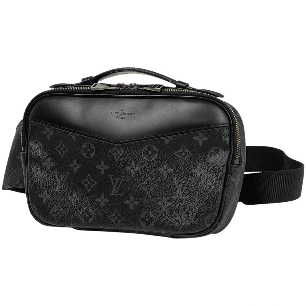 Louis Vuitton Bum Bag Waist Bag Leather Black